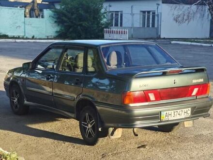 Зеленый ВАЗ 2115 Самара, объемом двигателя 1.6 л и пробегом 359 тыс. км за 2900 $, фото 1 на Automoto.ua