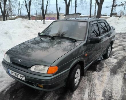 Зеленый ВАЗ 2115 Самара, объемом двигателя 1.6 л и пробегом 110 тыс. км за 3000 $, фото 1 на Automoto.ua