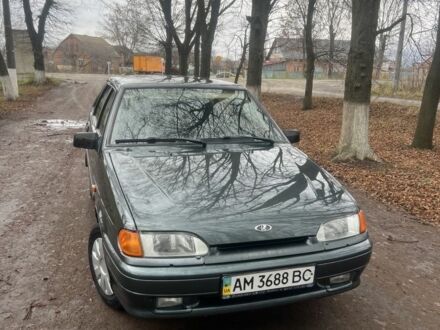 Зеленый ВАЗ 2115 Самара, объемом двигателя 1.6 л и пробегом 160 тыс. км за 2350 $, фото 1 на Automoto.ua