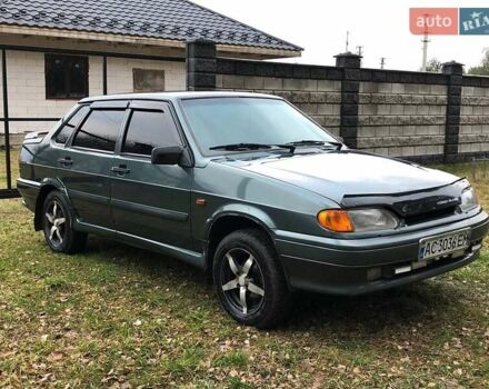 Зеленый ВАЗ 2115 Самара, объемом двигателя 1.6 л и пробегом 245 тыс. км за 2450 $, фото 1 на Automoto.ua