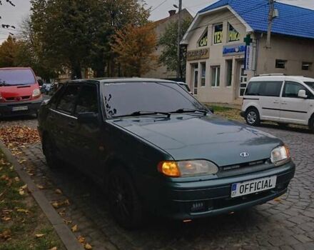Зеленый ВАЗ 2115 Самара, объемом двигателя 1.6 л и пробегом 113 тыс. км за 3200 $, фото 1 на Automoto.ua