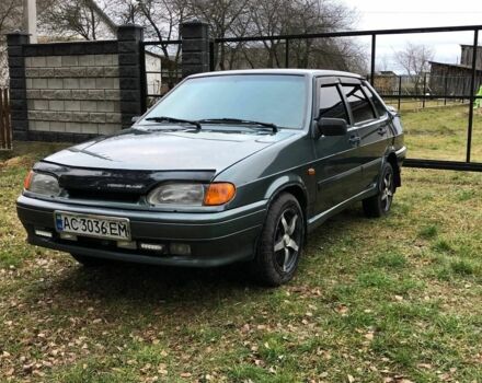 Зеленый ВАЗ 2115 Самара, объемом двигателя 1.6 л и пробегом 245 тыс. км за 2450 $, фото 1 на Automoto.ua