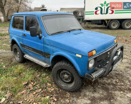 Синий ВАЗ 2121 Нива, объемом двигателя 1.57 л и пробегом 75 тыс. км за 1800 $, фото 2 на Automoto.ua