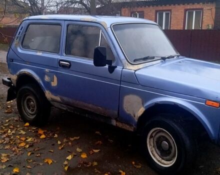 Синий ВАЗ 2121 Нива, объемом двигателя 1.6 л и пробегом 128 тыс. км за 1250 $, фото 1 на Automoto.ua