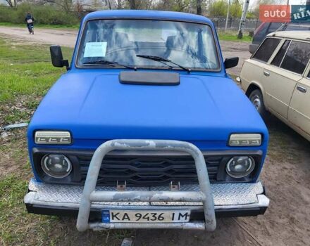 Синий ВАЗ 2121 Нива, объемом двигателя 1.6 л и пробегом 70 тыс. км за 1247 $, фото 1 на Automoto.ua