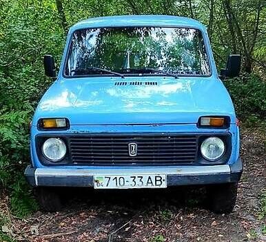 Синий ВАЗ 2121 Нива, объемом двигателя 1.6 л и пробегом 101 тыс. км за 1500 $, фото 1 на Automoto.ua