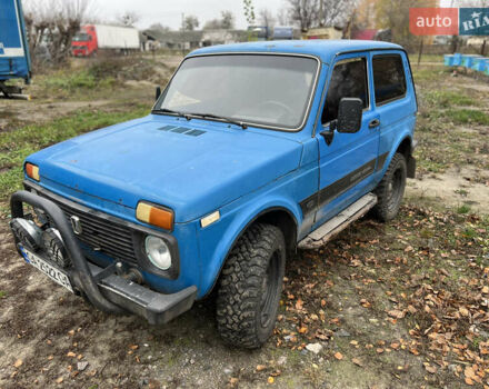 Синий ВАЗ 2121 Нива, объемом двигателя 1.57 л и пробегом 75 тыс. км за 1800 $, фото 1 на Automoto.ua