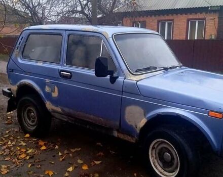 Синий ВАЗ 2121 Нива, объемом двигателя 1.6 л и пробегом 128 тыс. км за 1180 $, фото 1 на Automoto.ua