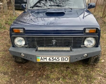 Синий ВАЗ 2121 Нива, объемом двигателя 1.57 л и пробегом 100 тыс. км за 3499 $, фото 1 на Automoto.ua