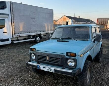 Синий ВАЗ 2121 Нива, объемом двигателя 1.6 л и пробегом 90 тыс. км за 2100 $, фото 1 на Automoto.ua