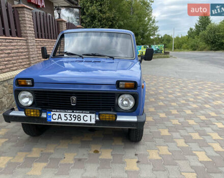 Синий ВАЗ 2121 Нива, объемом двигателя 1.57 л и пробегом 90 тыс. км за 2650 $, фото 1 на Automoto.ua