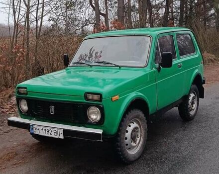 Зеленый ВАЗ 2121 Нива, объемом двигателя 1.57 л и пробегом 90 тыс. км за 1700 $, фото 1 на Automoto.ua