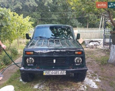 Зеленый ВАЗ 2121 Нива, объемом двигателя 1.6 л и пробегом 200 тыс. км за 1750 $, фото 1 на Automoto.ua