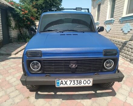 Синий ВАЗ 21213 Niva, объемом двигателя 1.7 л и пробегом 105 тыс. км за 3700 $, фото 1 на Automoto.ua