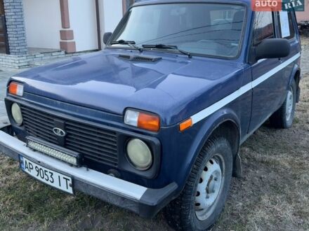 Синий ВАЗ 21214, объемом двигателя 1.69 л и пробегом 150 тыс. км за 3500 $, фото 1 на Automoto.ua