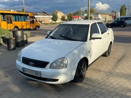 Белый ВАЗ 2170 Priora, объемом двигателя 1.6 л и пробегом 168 тыс. км за 2300 $, фото 1 на Automoto.ua