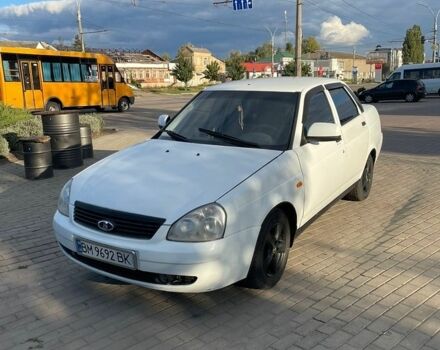 Белый ВАЗ 2170 Priora, объемом двигателя 1.6 л и пробегом 168 тыс. км за 2300 $, фото 1 на Automoto.ua