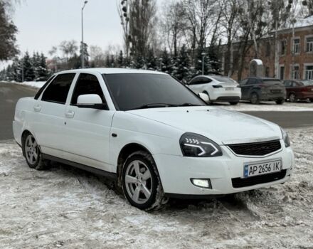 Белый ВАЗ 2170 Priora, объемом двигателя 1.6 л и пробегом 120 тыс. км за 4200 $, фото 1 на Automoto.ua