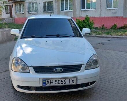 Белый ВАЗ 2170 Priora, объемом двигателя 1.6 л и пробегом 205 тыс. км за 3500 $, фото 1 на Automoto.ua