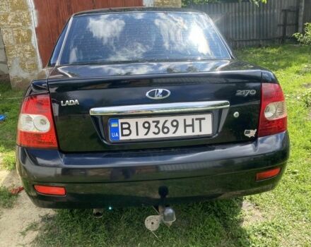 Чорний ВАЗ 2170 Priora, об'ємом двигуна 1.6 л та пробігом 216 тис. км за 2100 $, фото 3 на Automoto.ua