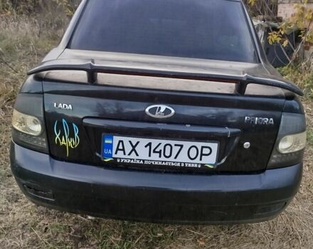 Чорний ВАЗ 2170 Priora, об'ємом двигуна 1.6 л та пробігом 390 тис. км за 1309 $, фото 1 на Automoto.ua