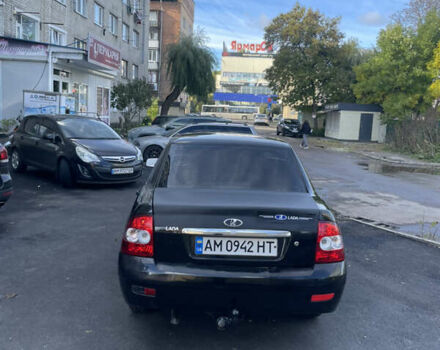 Черный ВАЗ 2170 Priora, объемом двигателя 1.6 л и пробегом 230 тыс. км за 1699 $, фото 5 на Automoto.ua