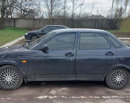 Черный ВАЗ 2170 Priora, объемом двигателя 1.6 л и пробегом 280 тыс. км за 3200 $, фото 1 на Automoto.ua