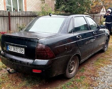 Черный ВАЗ 2170 Priora, объемом двигателя 1.6 л и пробегом 300 тыс. км за 2000 $, фото 1 на Automoto.ua
