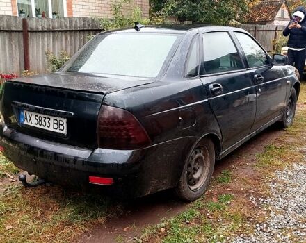 Черный ВАЗ 2170 Priora, объемом двигателя 1.6 л и пробегом 300 тыс. км за 2000 $, фото 2 на Automoto.ua