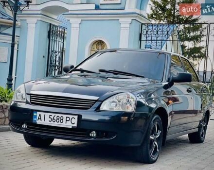 Чорний ВАЗ 2170 Priora, об'ємом двигуна 1.6 л та пробігом 218 тис. км за 2999 $, фото 1 на Automoto.ua