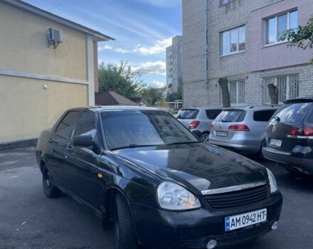 Черный ВАЗ 2170 Priora, объемом двигателя 1.6 л и пробегом 230 тыс. км за 1699 $, фото 3 на Automoto.ua