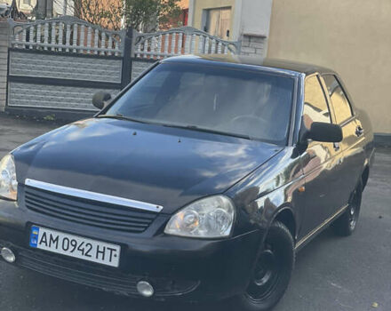 Черный ВАЗ 2170 Priora, объемом двигателя 1.6 л и пробегом 230 тыс. км за 1699 $, фото 1 на Automoto.ua