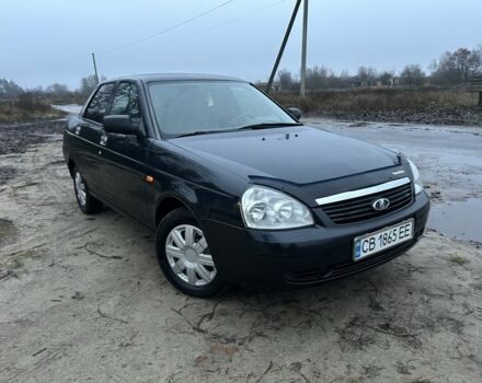 Черный ВАЗ 2170 Priora, объемом двигателя 1.6 л и пробегом 200 тыс. км за 2500 $, фото 1 на Automoto.ua