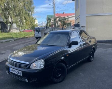 Черный ВАЗ 2170 Priora, объемом двигателя 1.6 л и пробегом 230 тыс. км за 1699 $, фото 2 на Automoto.ua