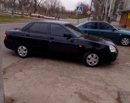 Черный ВАЗ 2170 Priora, объемом двигателя 1.6 л и пробегом 300 тыс. км за 2600 $, фото 2 на Automoto.ua