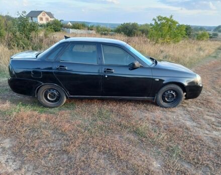 Черный ВАЗ 2170 Priora, объемом двигателя 1.6 л и пробегом 300 тыс. км за 1850 $, фото 4 на Automoto.ua