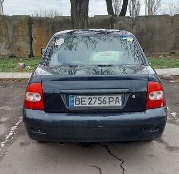 Черный ВАЗ 2170 Priora, объемом двигателя 1.6 л и пробегом 280 тыс. км за 3200 $, фото 2 на Automoto.ua