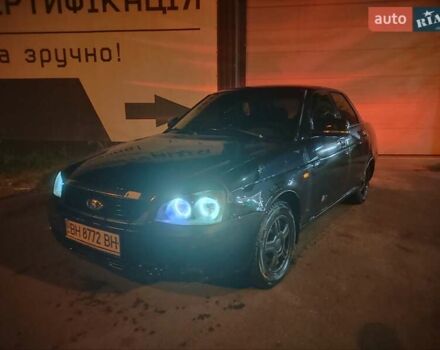 Чорний ВАЗ 2170 Priora, об'ємом двигуна 1.6 л та пробігом 110 тис. км за 1400 $, фото 2 на Automoto.ua