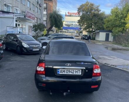Черный ВАЗ 2170 Priora, объемом двигателя 1.6 л и пробегом 230 тыс. км за 1699 $, фото 5 на Automoto.ua