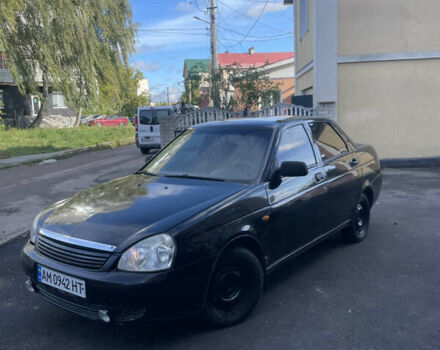 Черный ВАЗ 2170 Priora, объемом двигателя 1.6 л и пробегом 230 тыс. км за 1699 $, фото 3 на Automoto.ua