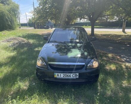 Черный ВАЗ 2170 Priora, объемом двигателя 1.6 л и пробегом 218 тыс. км за 1750 $, фото 2 на Automoto.ua