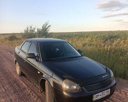 Черный ВАЗ 2170 Priora, объемом двигателя 1.6 л и пробегом 226 тыс. км за 3200 $, фото 3 на Automoto.ua