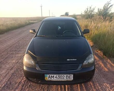 Черный ВАЗ 2170 Priora, объемом двигателя 1.6 л и пробегом 226 тыс. км за 3200 $, фото 2 на Automoto.ua