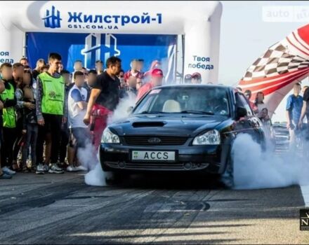 Черный ВАЗ 2170 Priora, объемом двигателя 1.6 л и пробегом 220 тыс. км за 2800 $, фото 6 на Automoto.ua