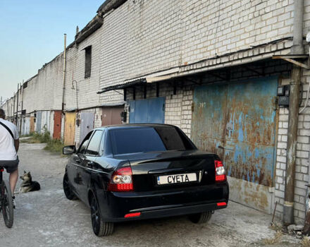 Черный ВАЗ 2170 Priora, объемом двигателя 1.6 л и пробегом 160 тыс. км за 5500 $, фото 2 на Automoto.ua