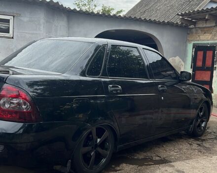 Черный ВАЗ 2170 Priora, объемом двигателя 1.6 л и пробегом 180 тыс. км за 2000 $, фото 7 на Automoto.ua