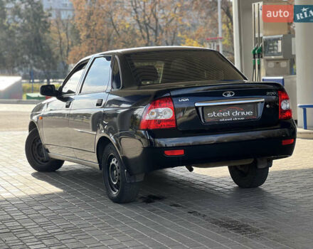 Черный ВАЗ 2170 Priora, объемом двигателя 1.6 л и пробегом 176 тыс. км за 3799 $, фото 3 на Automoto.ua