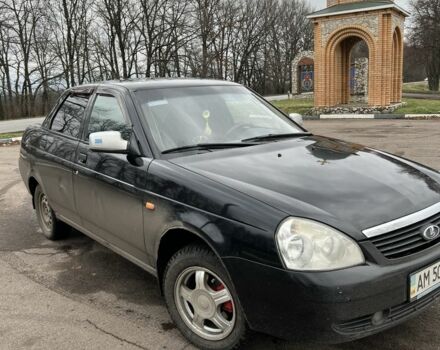 Черный ВАЗ 2170 Priora, объемом двигателя 1.6 л и пробегом 262 тыс. км за 2898 $, фото 1 на Automoto.ua