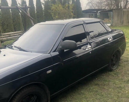 Черный ВАЗ 2170 Priora, объемом двигателя 1.6 л и пробегом 211 тыс. км за 2800 $, фото 2 на Automoto.ua