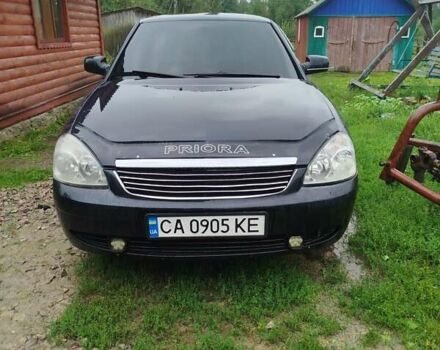 Черный ВАЗ 2170 Priora, объемом двигателя 1.6 л и пробегом 270 тыс. км за 2000 $, фото 1 на Automoto.ua